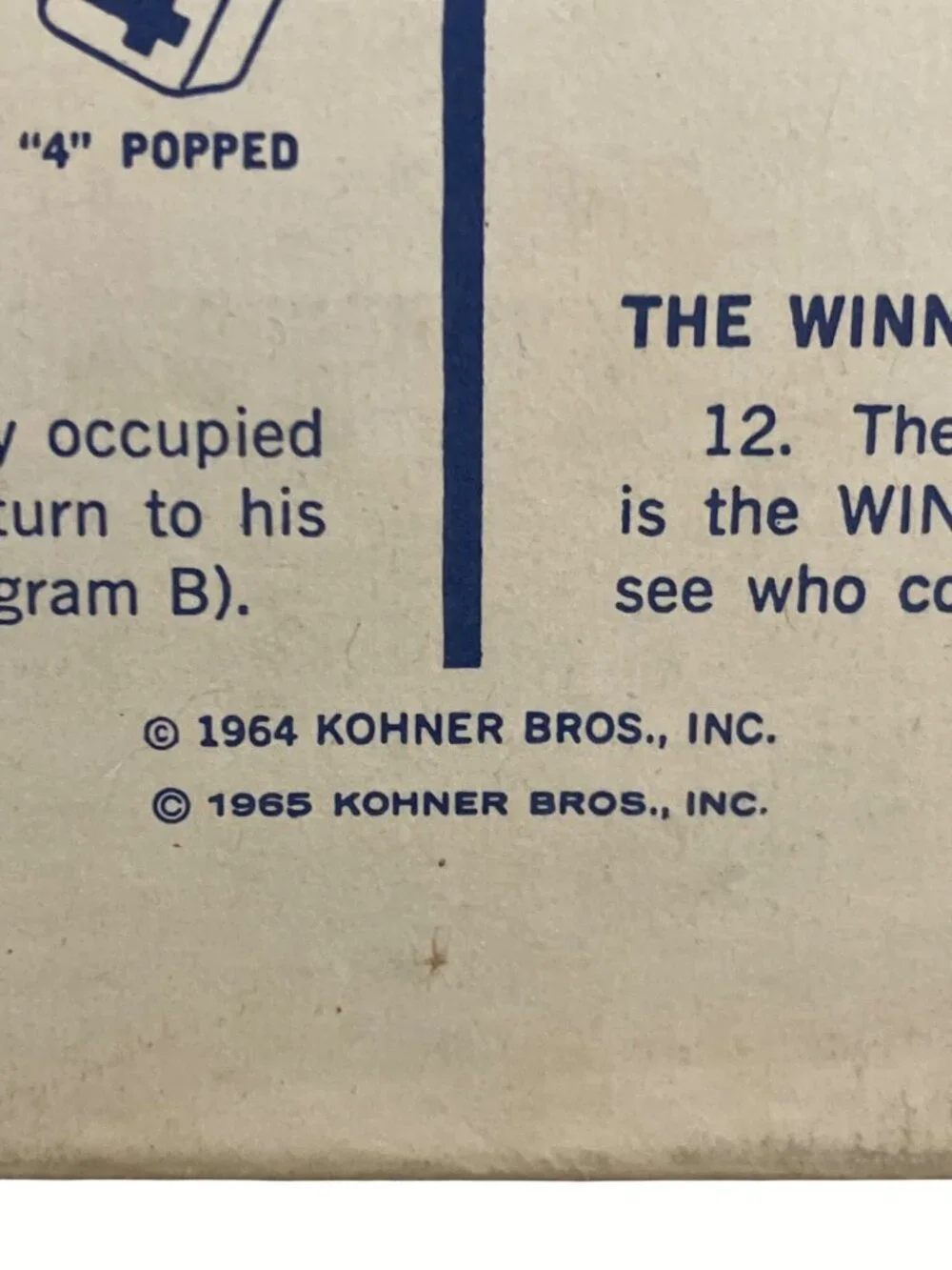 Trouble Board Game With Pop-O-Matic Dice Shaker Kohner Bros 1965 Complete Set